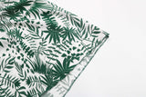 Printed V-neck Lotus Leaf Sleeve Lace-up Maxi Dress Sai Feel