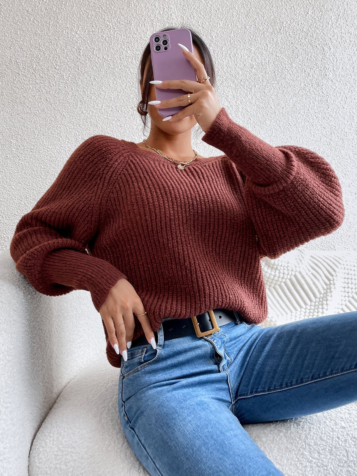 Pullover casual sweater Sai Feel