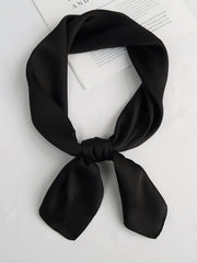Pure color thin simple occupation scarf Sai Feel