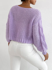 Purple pullover sweater Sai Feel