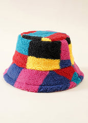 Rainbow Color Block Bucket Hat Sai Feel