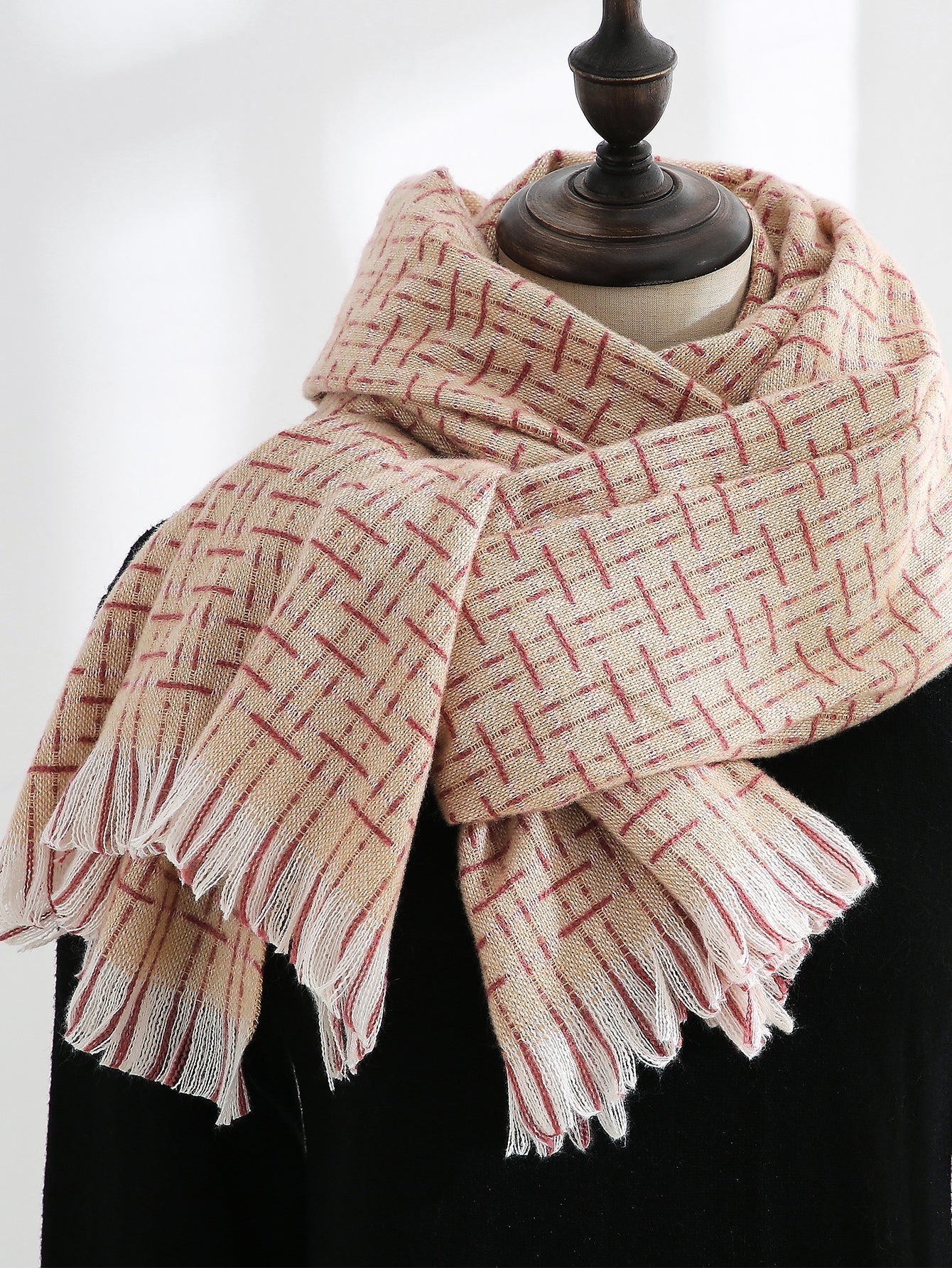 Raw Hem Scarf Sai Feel