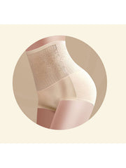 Regenerated cellulose fiber Trend color high waist women's body shaping pants Skin friendly and breathable flowers decorative pattern Sai Feel