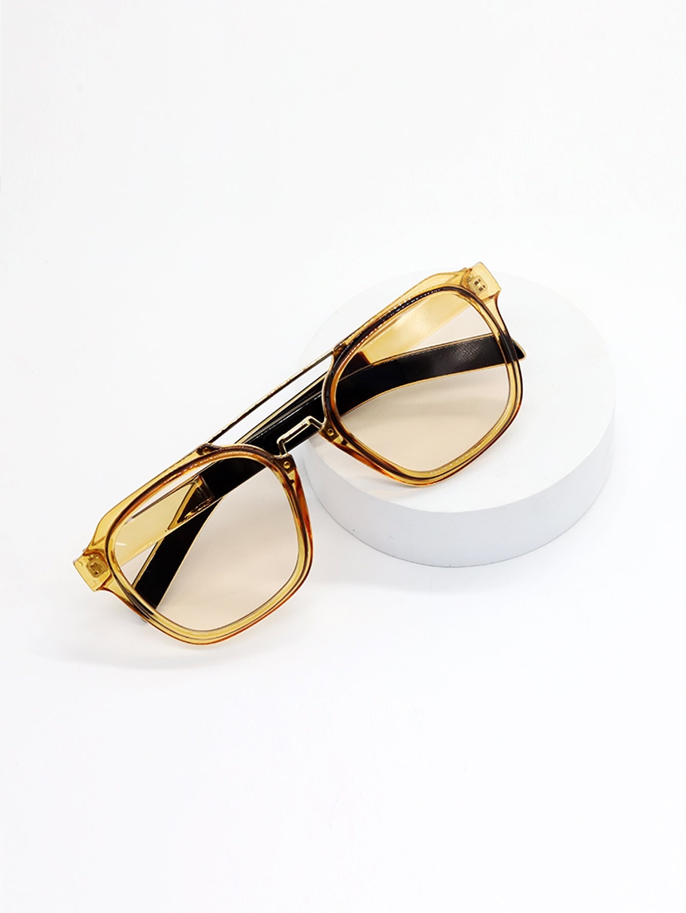 Retro UV Metal Rim Sunglasses Sai Feel