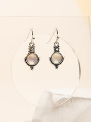 Retro opal stone earrings Sai Feel