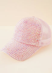 Rhinestone Decor Baseball Cap Sai Feel