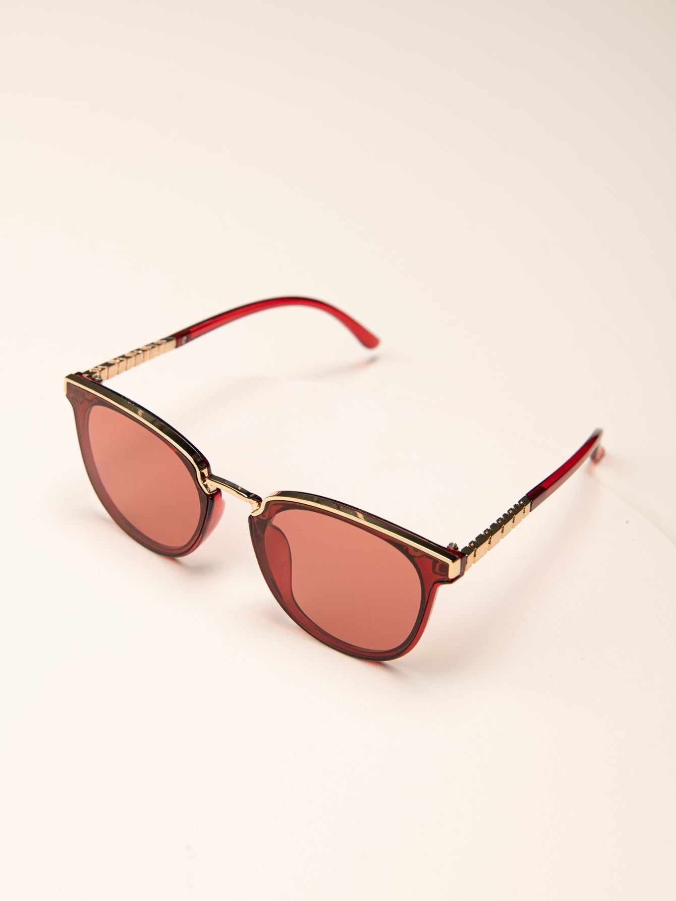 Round Frame Coating Sunglasses Sai Feel