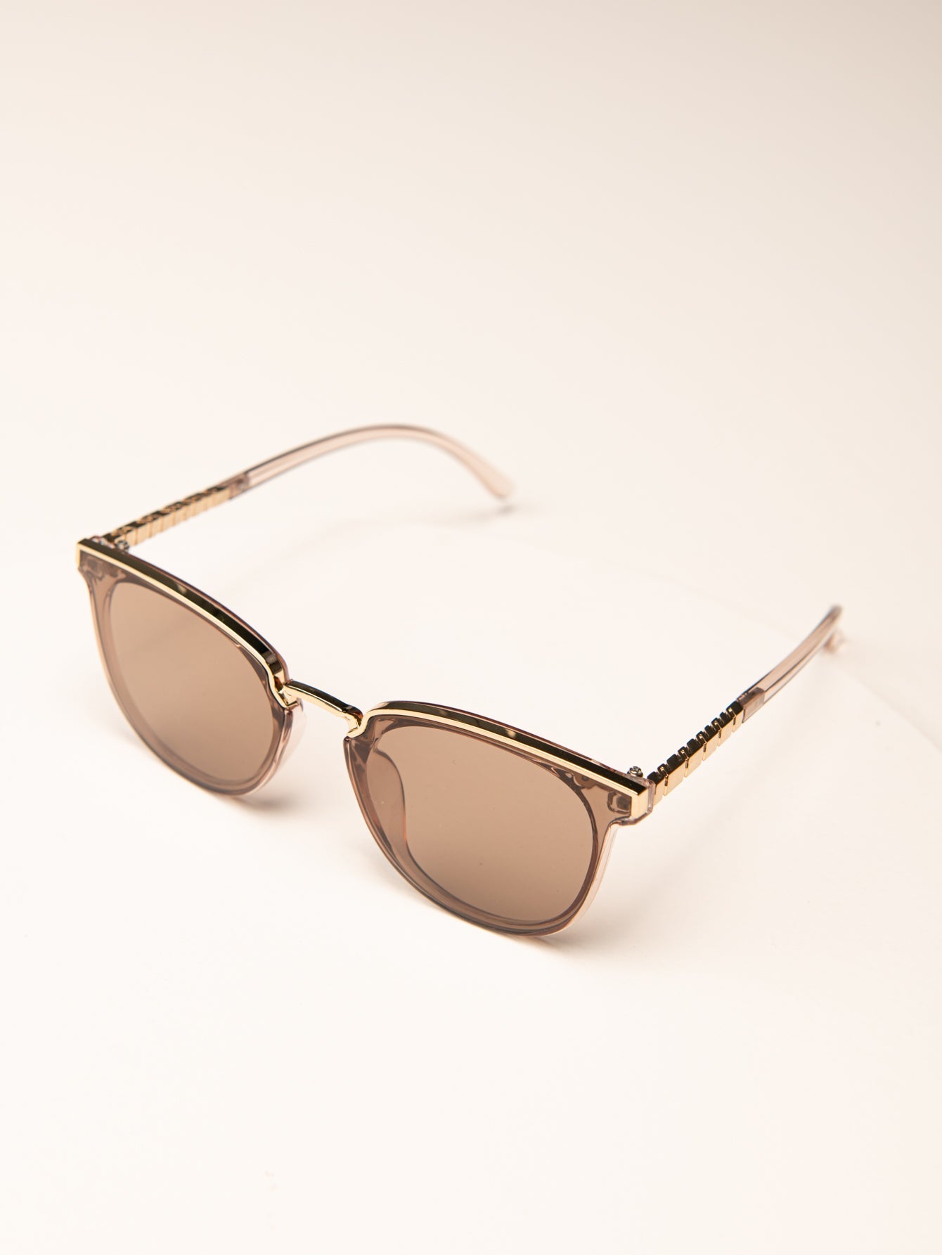 Round Frame Coating Sunglasses Sai Feel