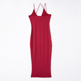 Sexy Fashion Women Slim Bodycon V Neck Dress Sai Feel