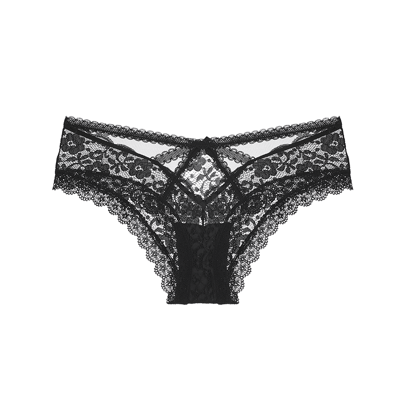Sexy Lace Panties Low-waist Underpant Hollow Out Female Seamless Underwear Lingerie Sai Feel