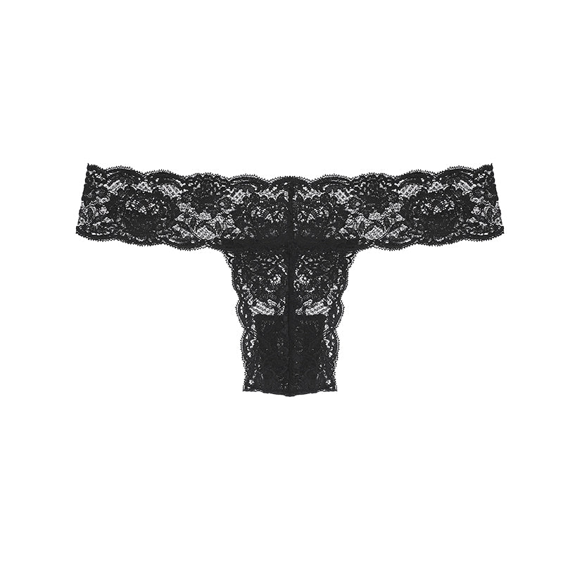 Sexy Lace Panties Low-waist Underpant Hollow Out Thongs Female Seamless G-string Underwear Lingerie Sai Feel