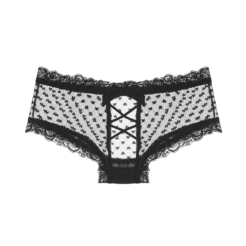 Sexy Lace See through Panties Low-waist Underpant Hollow Out Female Seamless Underwear Lingerie Sai Feel