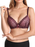 Sexy Women's Fashion Thick 3/4 cup Padded Bra Underwire Push Up Bra Holding Together Bras Comfortable Lingerie Sai Feel