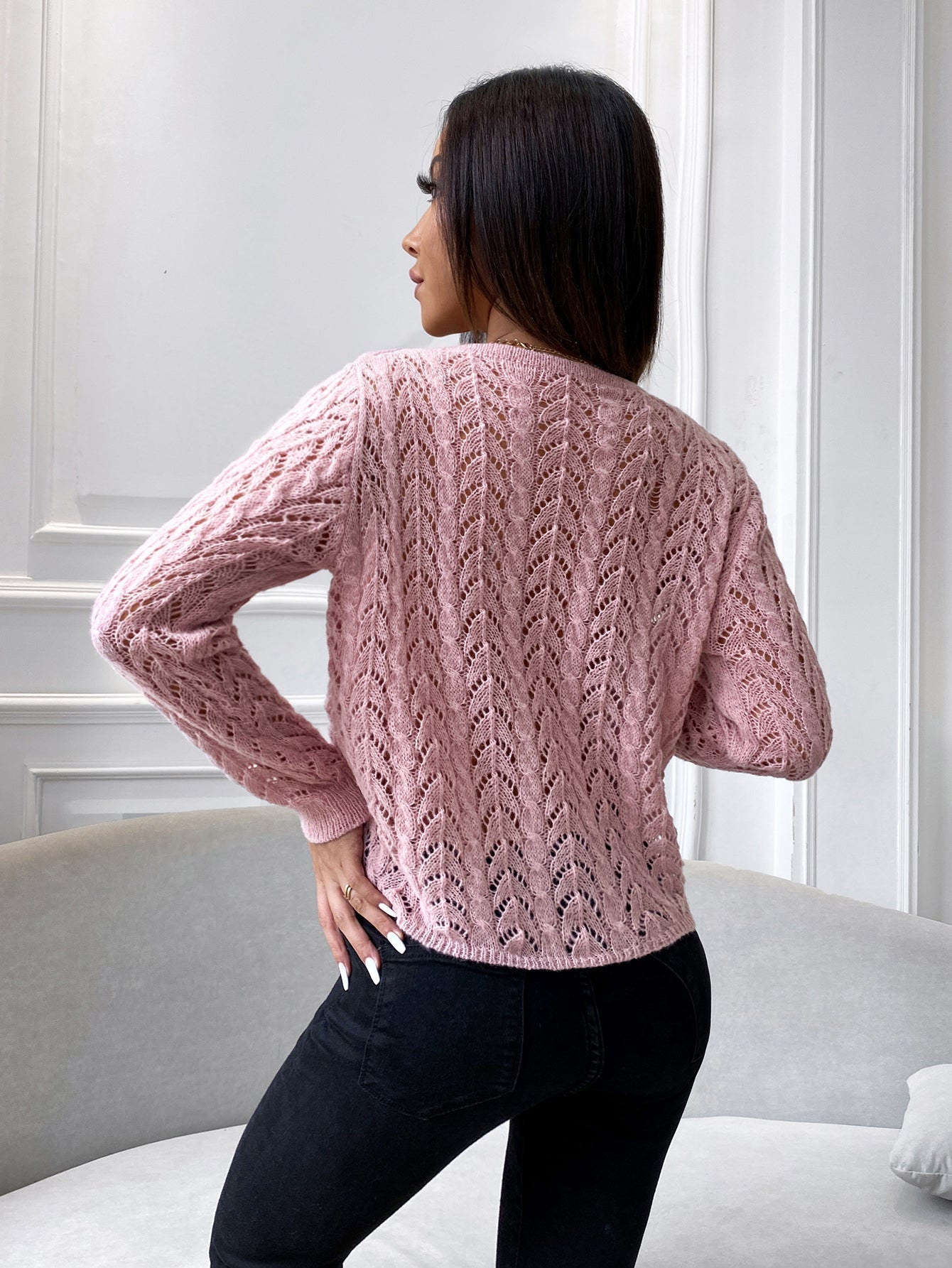 Sexy jacquard sweater Sai Feel