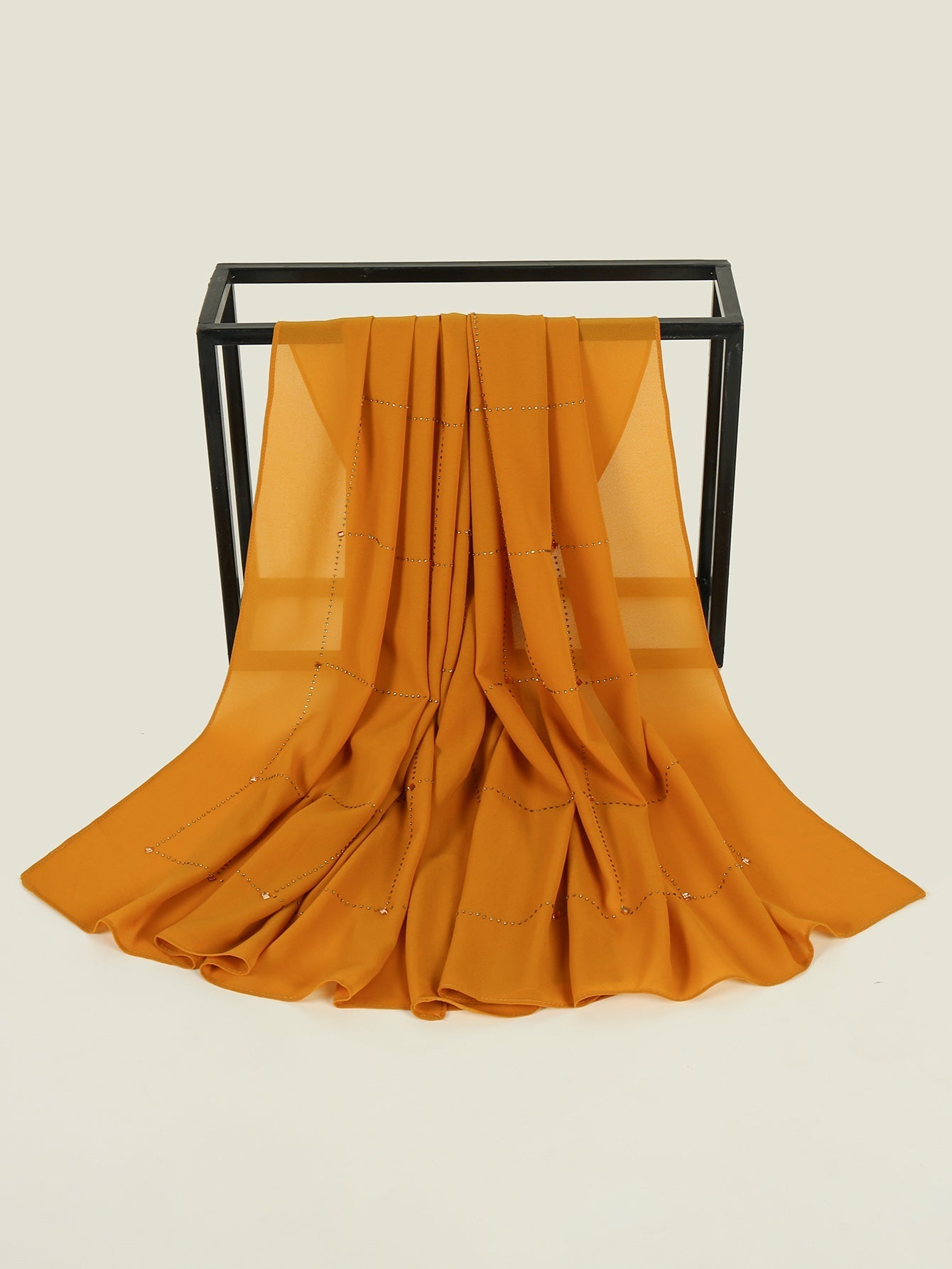 Simple solid color scarf Sai Feel