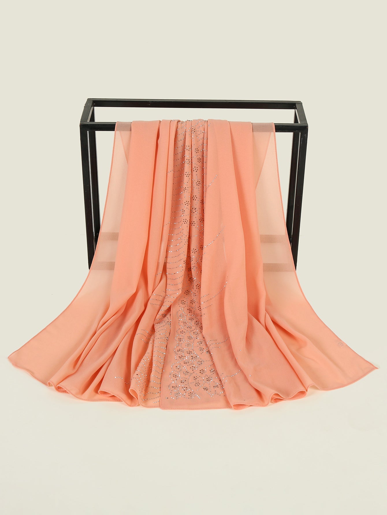 Simple solid color scarf Sai Feel