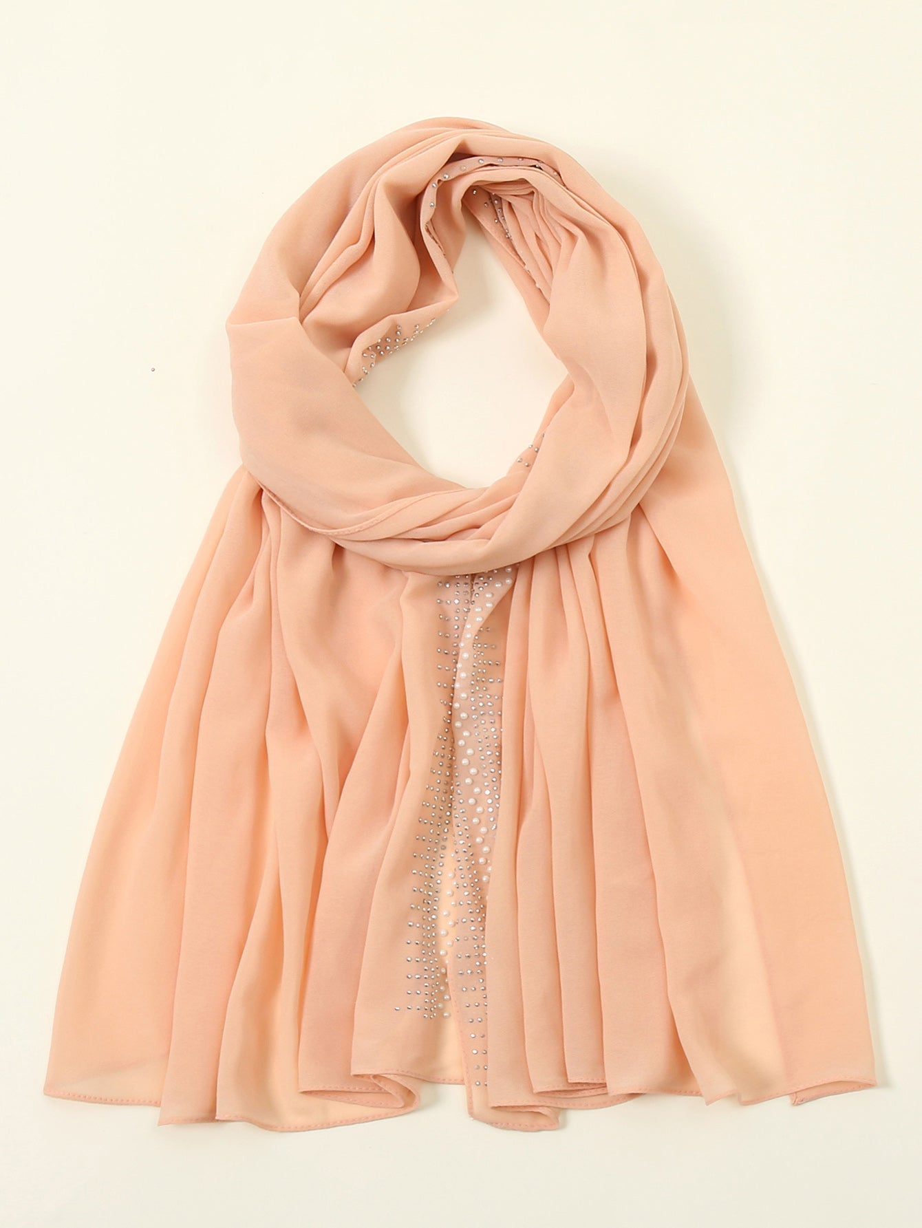 Simple solid color scarf Sai Feel