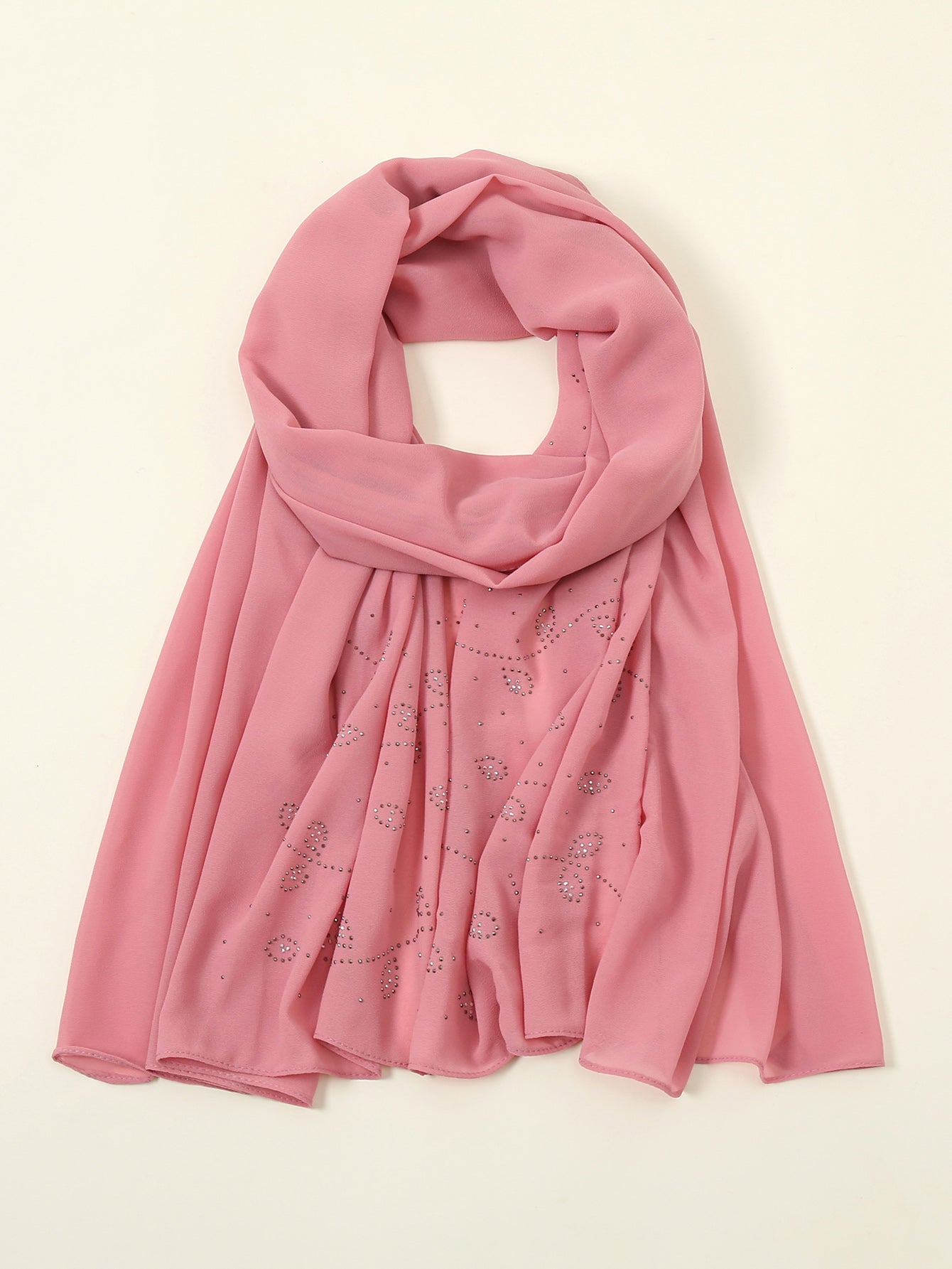 Simple solid color scarf Sai Feel