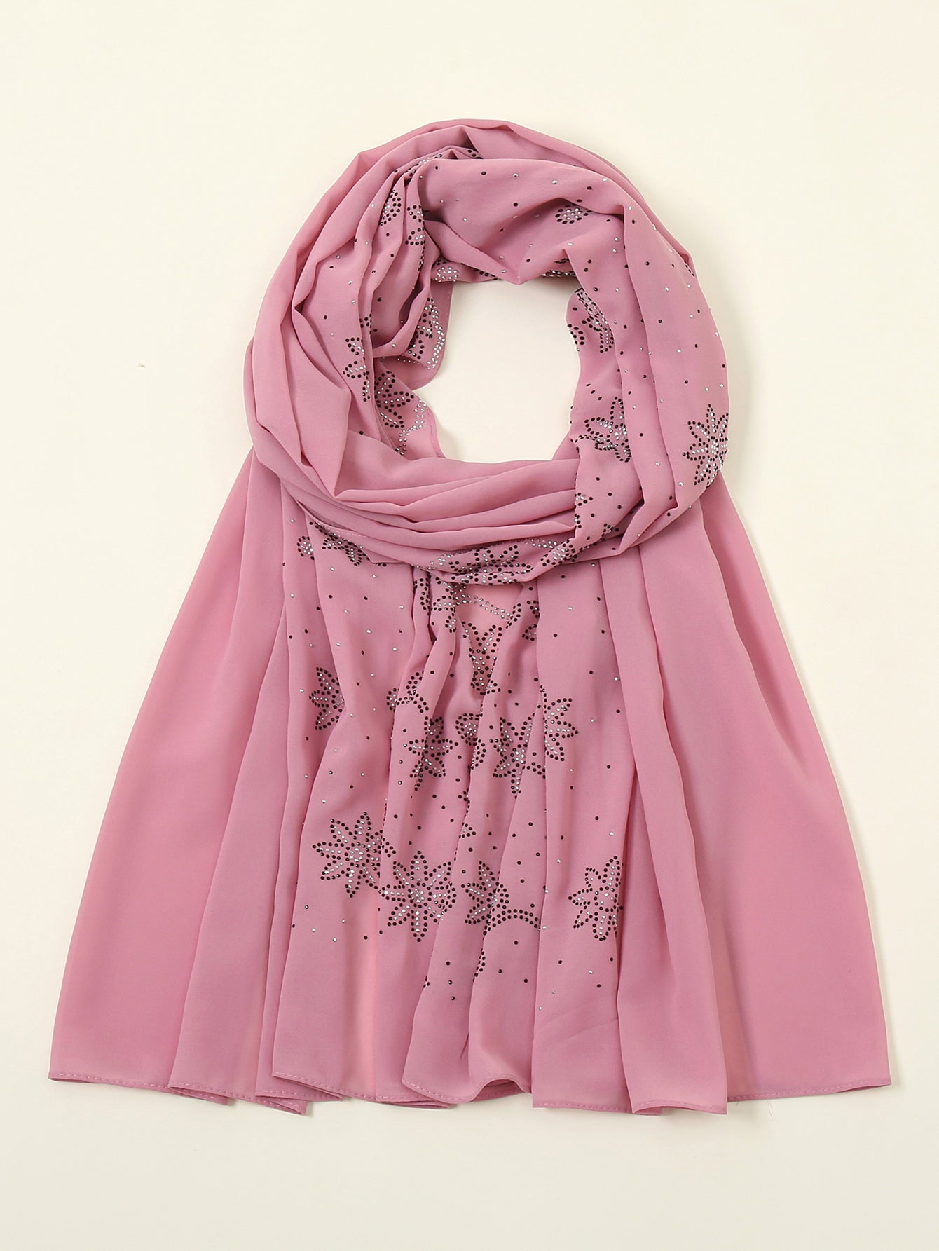 Simple solid color scarf Sai Feel