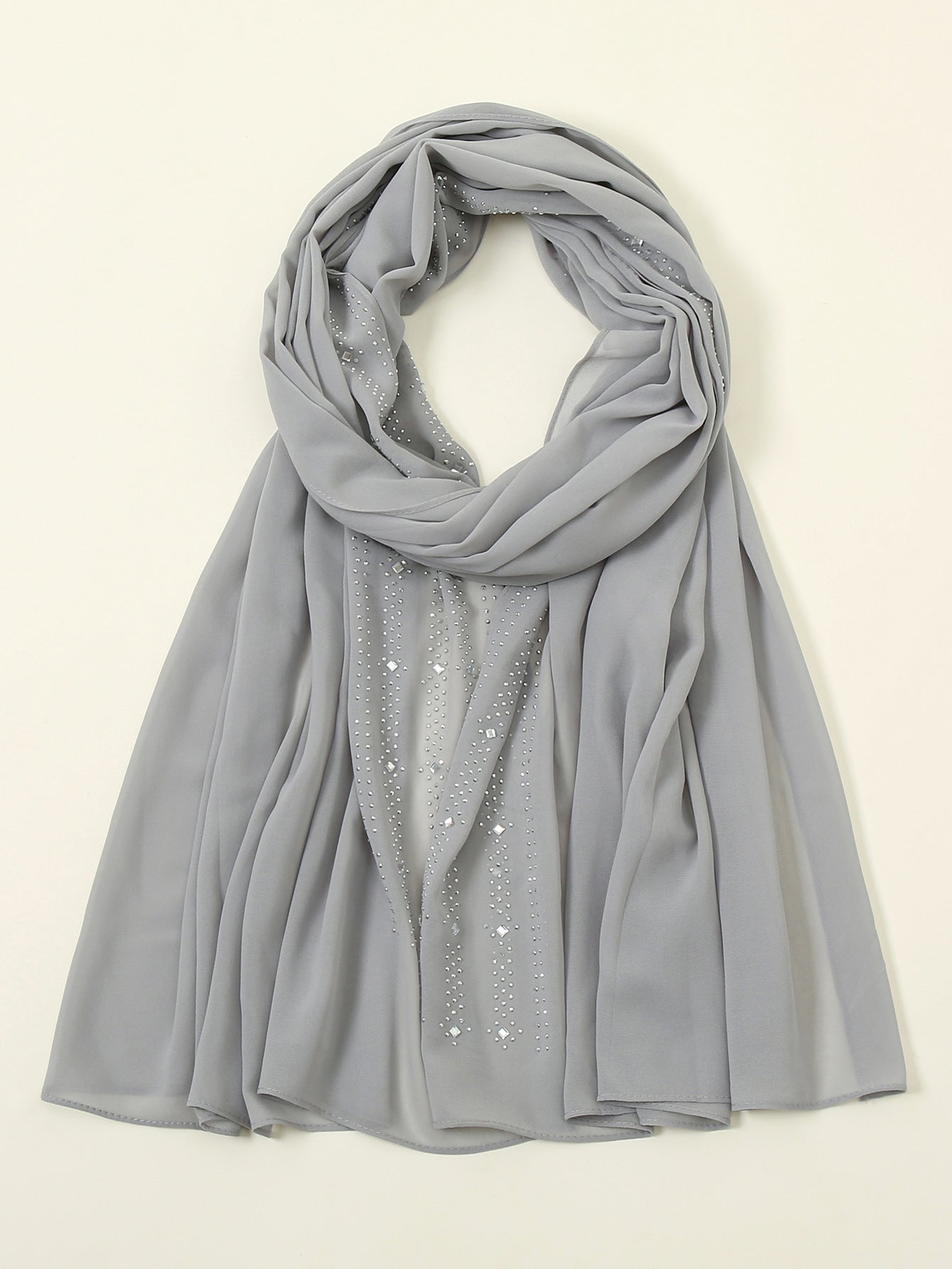 Simple solid color scarf Sai Feel