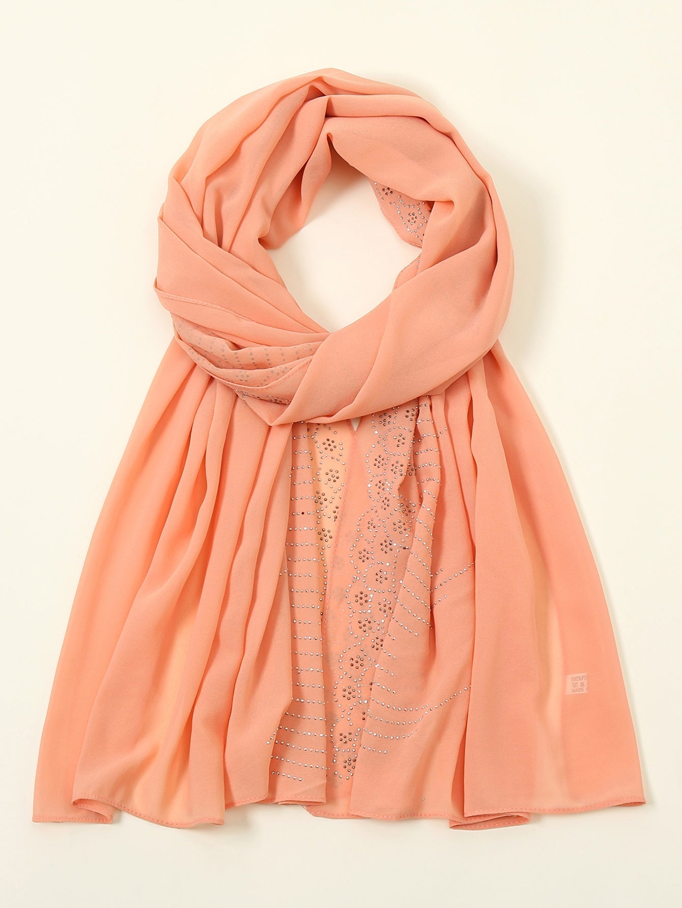 Simple solid color scarf Sai Feel