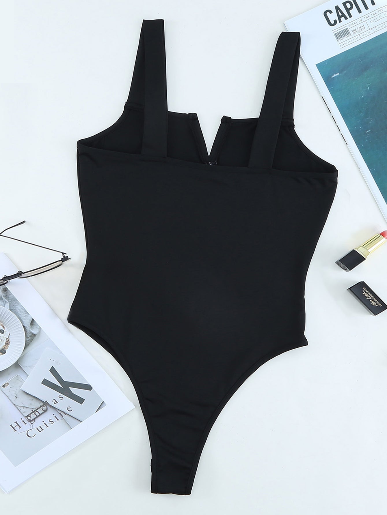 Skinny Fit Sleeveless Bodysuit Sai Feel