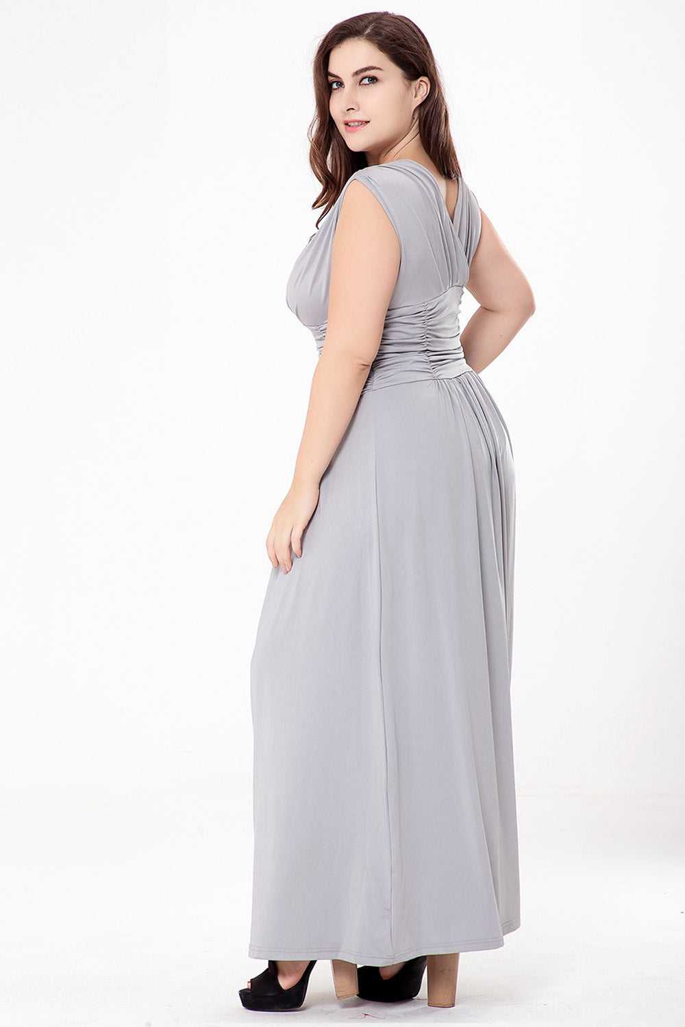 Sleeveless Plus Size Women's Dress Sai Feel