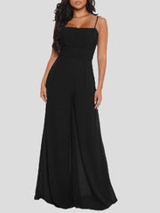 Sling Bare Back Wide-Leg Jumpsuit Sai Feel