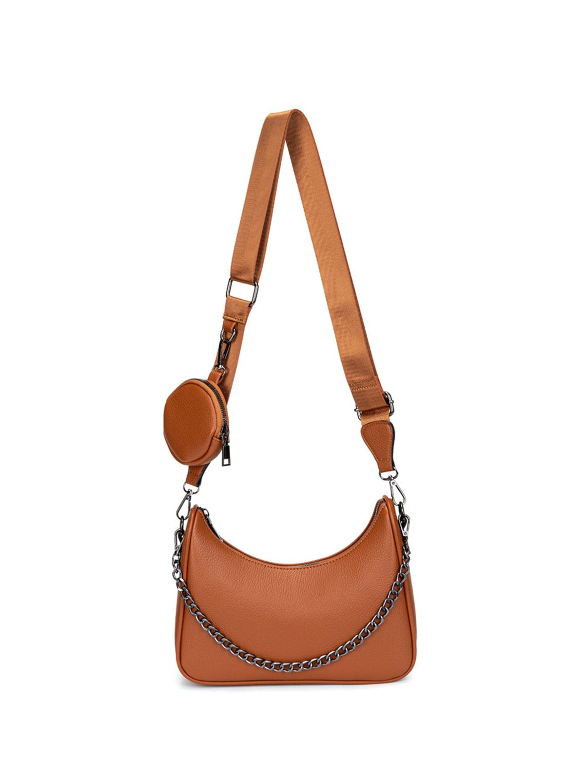 Small Crossbody Hobo Handbags for Women, Multipurpose Soft Shoulder Bag Lightweight Retro Tote Bag with Coin Purse 2pcs/set Sai Feel