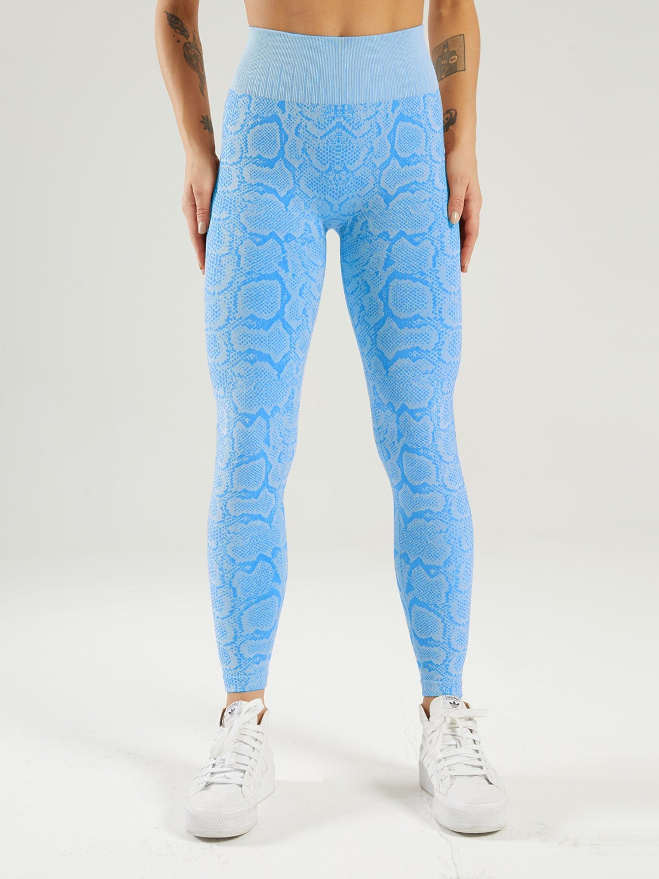 Snake Print Sports Leggings Sai Feel