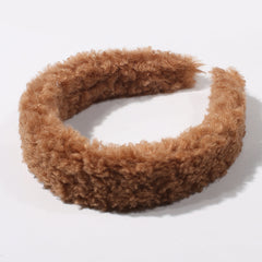 Soid Color Fleece Headband Sai Feel