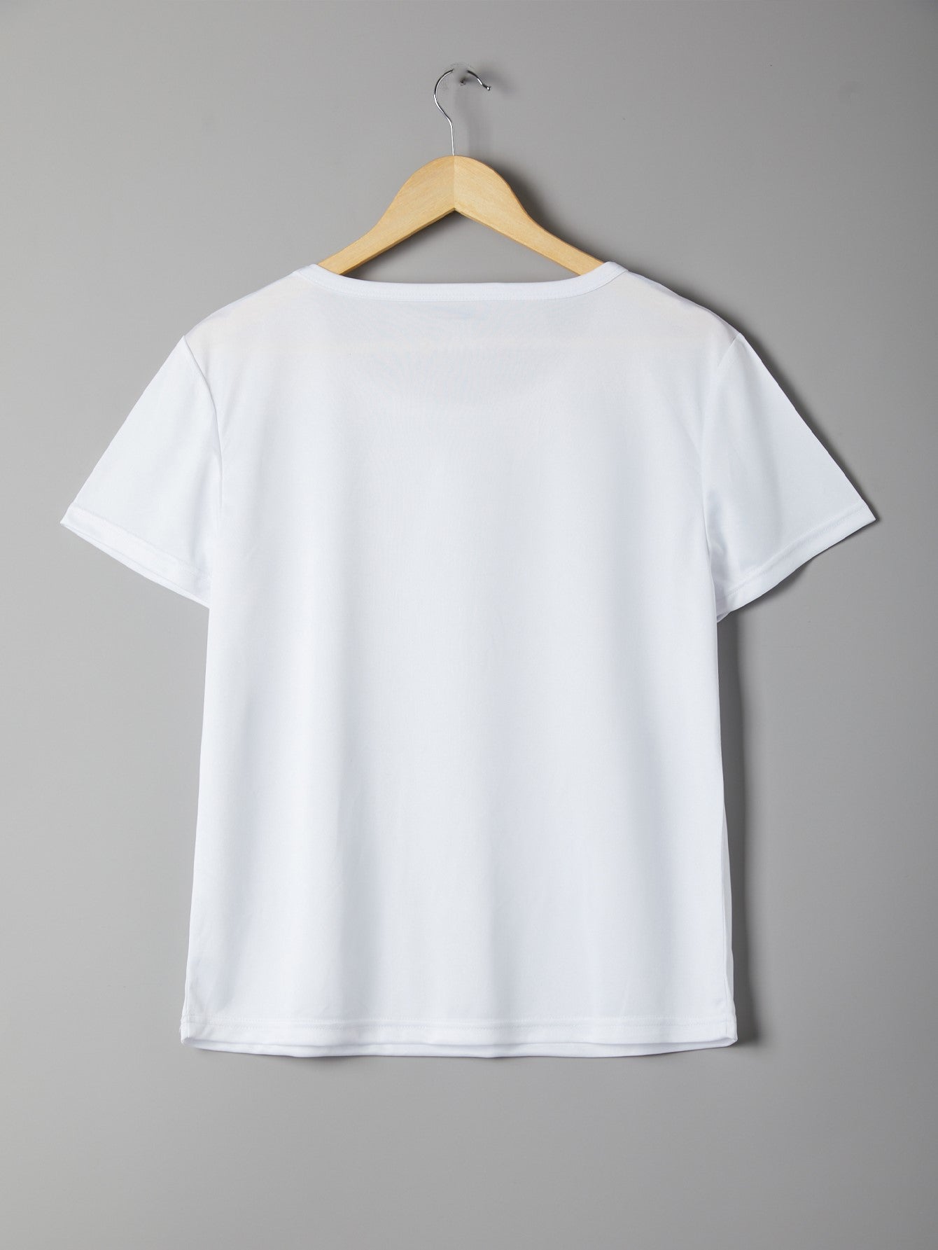 Solid Crew Neck Tee Sai Feel