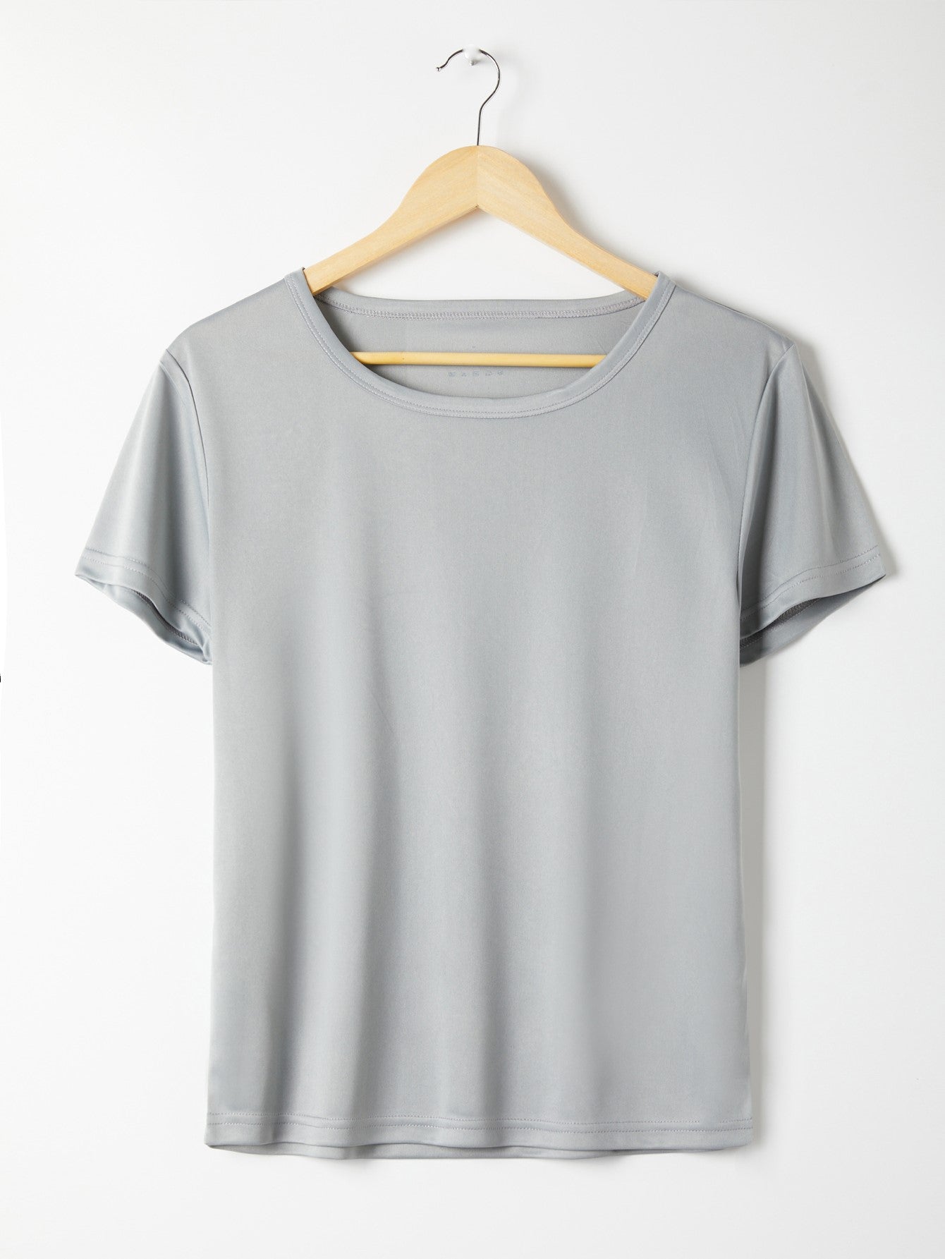 Solid Crew Neck Tee Sai Feel