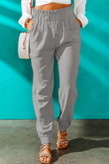 Solid Patchwork Harlan High Waist Harlan Solid Color Bottoms(10 colors) Sai Feel