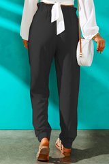 Solid Patchwork Harlan High Waist Harlan Solid Color Bottoms(10 colors) Sai Feel