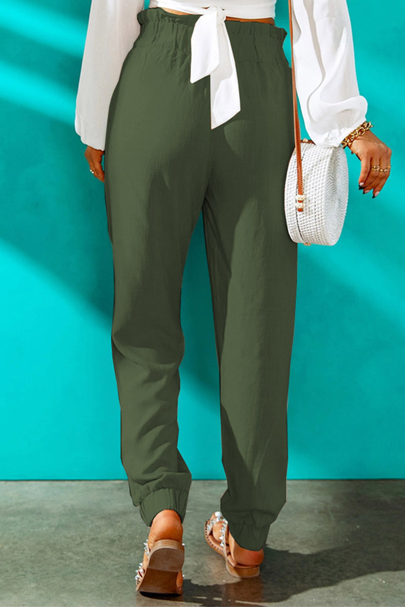 Solid Patchwork Harlan High Waist Harlan Solid Color Bottoms(10 colors) Sai Feel