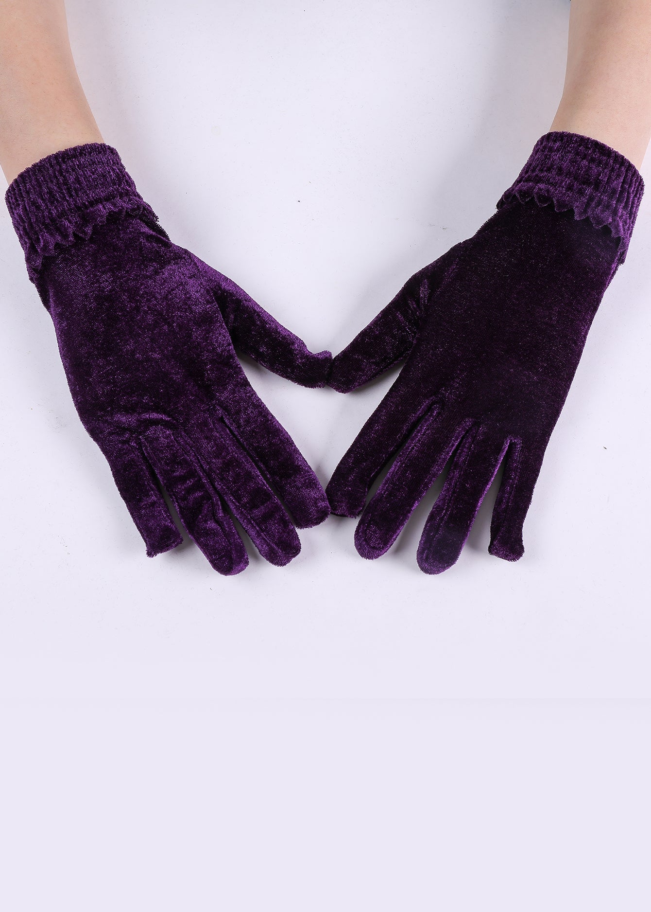 Solid Velvet Gloves Sai Feel