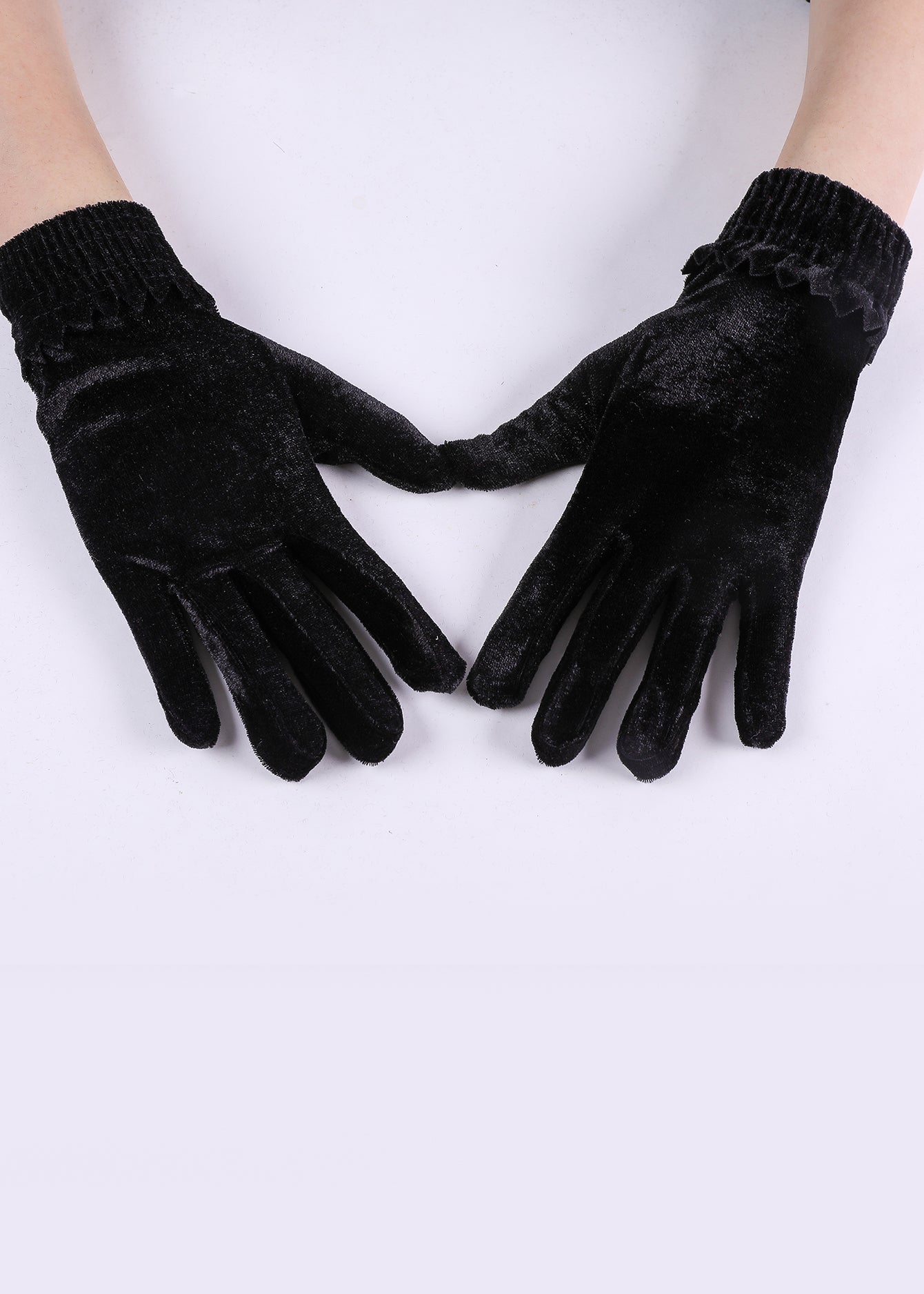 Solid Velvet Gloves Sai Feel
