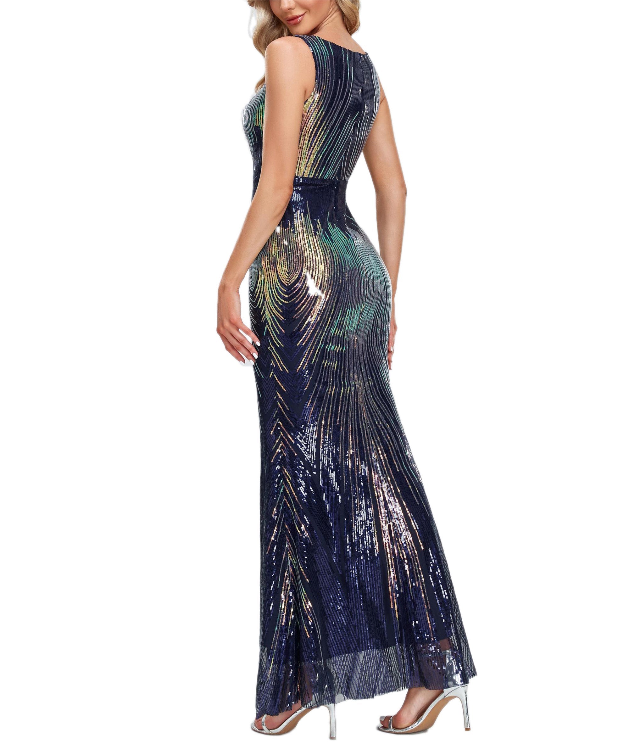 Sparkle & Shine Party Wear Formal Evening Dress Sai Feel