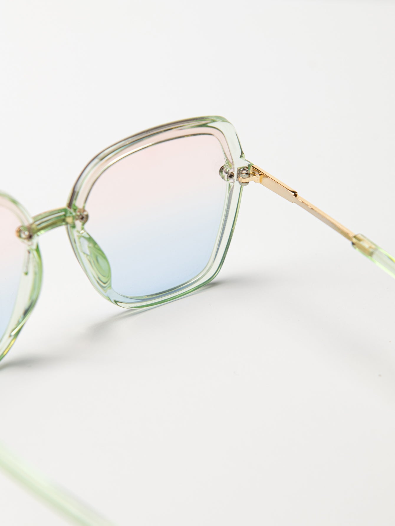 Square Frame Coating Sunglasses Sai Feel