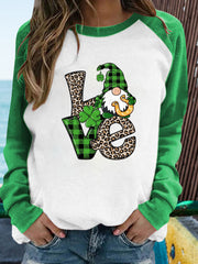 St. Patrick's Day Shamrock Top Sai Feel