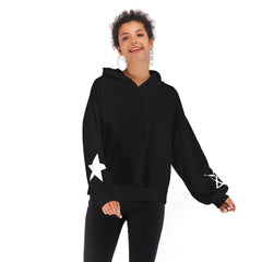 Star Print Hoodie Pullover Sweatshirt Sai Feel