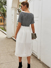 Stitching dress Sai Feel