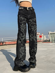 Straight Fit Loose Skinny Jeans Sai Feel