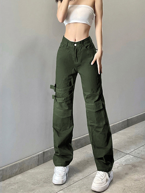 Straight-leg Casual Trousers Sai Feel