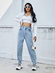 Straight-leg Denim Trousers Sai Feel