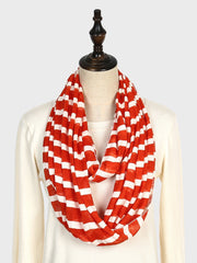 Striped bib scarf Sai Feel