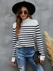 Striped knitted sweater Sai Feel