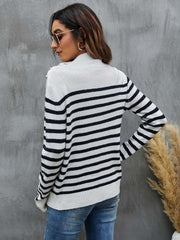 Striped knitted sweater Sai Feel