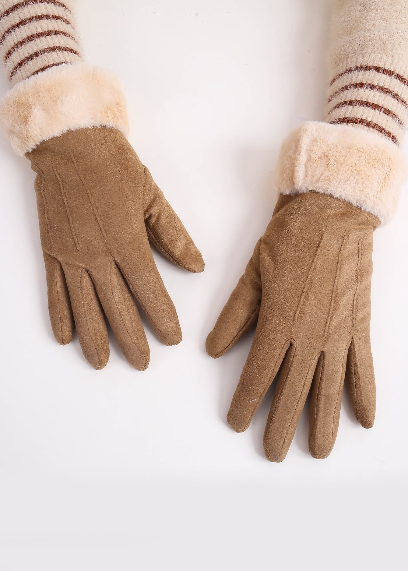 Suede Touch Screen Gloves Sai Feel